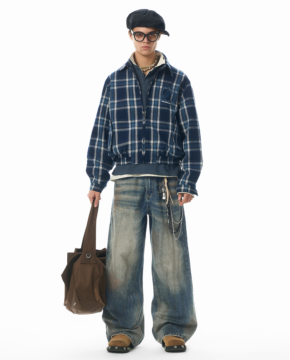 Menes JHYQ Vintage Baggy Fit Jeans Menes JHYQ Vintage Baggy Fit Jeans