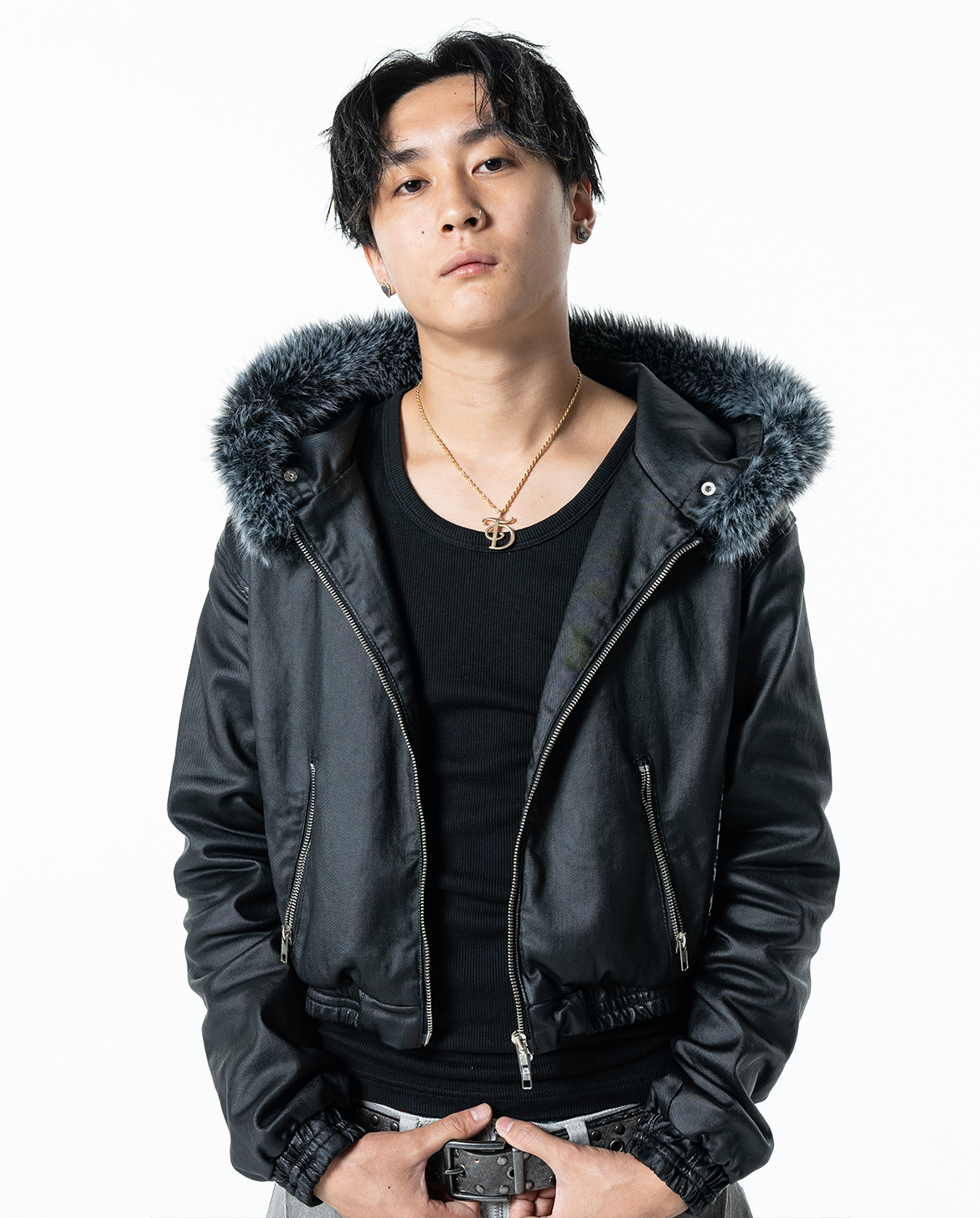 MENES Switching Leopard Waxed Fur Jacket MENES Switching Leopard Waxed Fur Jacket