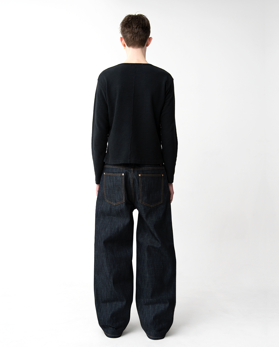 MENES Raw Selvedge Relaxed Fit Jeans - Indigo