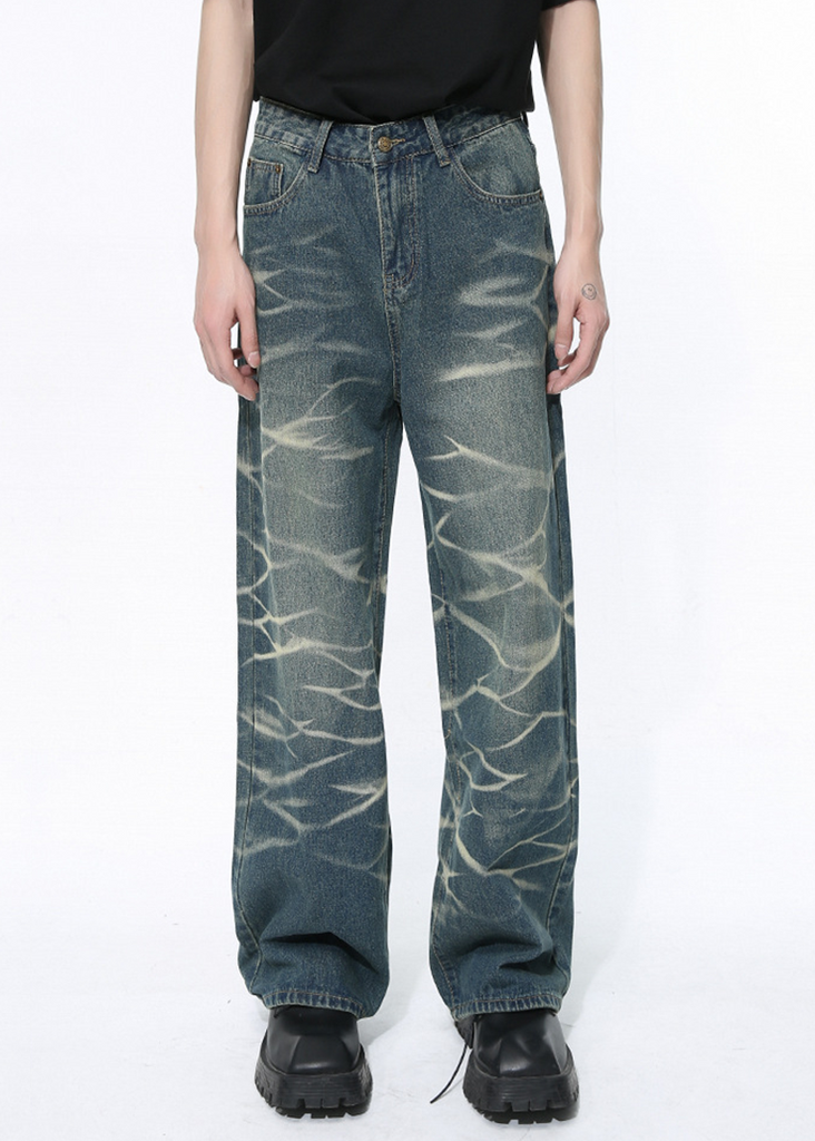 Menes Exclusive Wide Denim Pants - パンツ