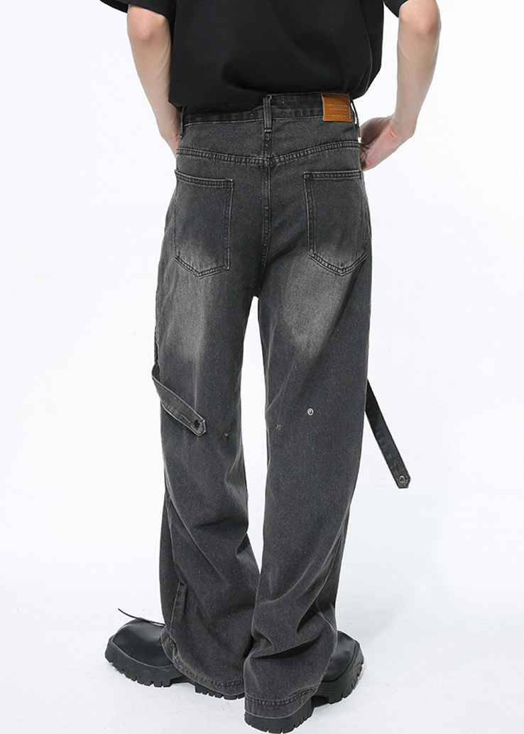 MENES Twisted Workwear Denim Jeans