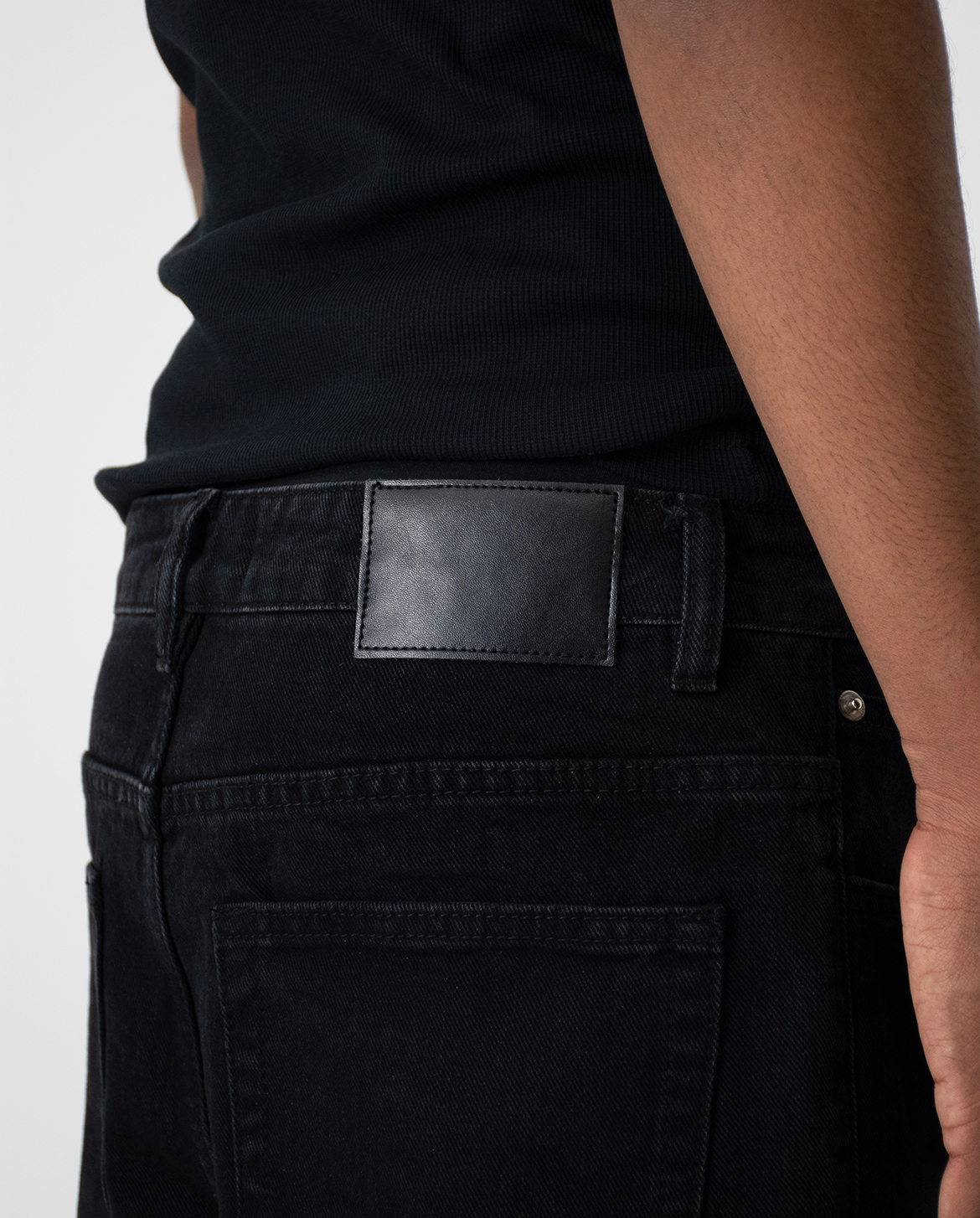 トップス MENES Solid Black Colossus Fit Jeans M MENES Solid Black Colossus Fit Jeans