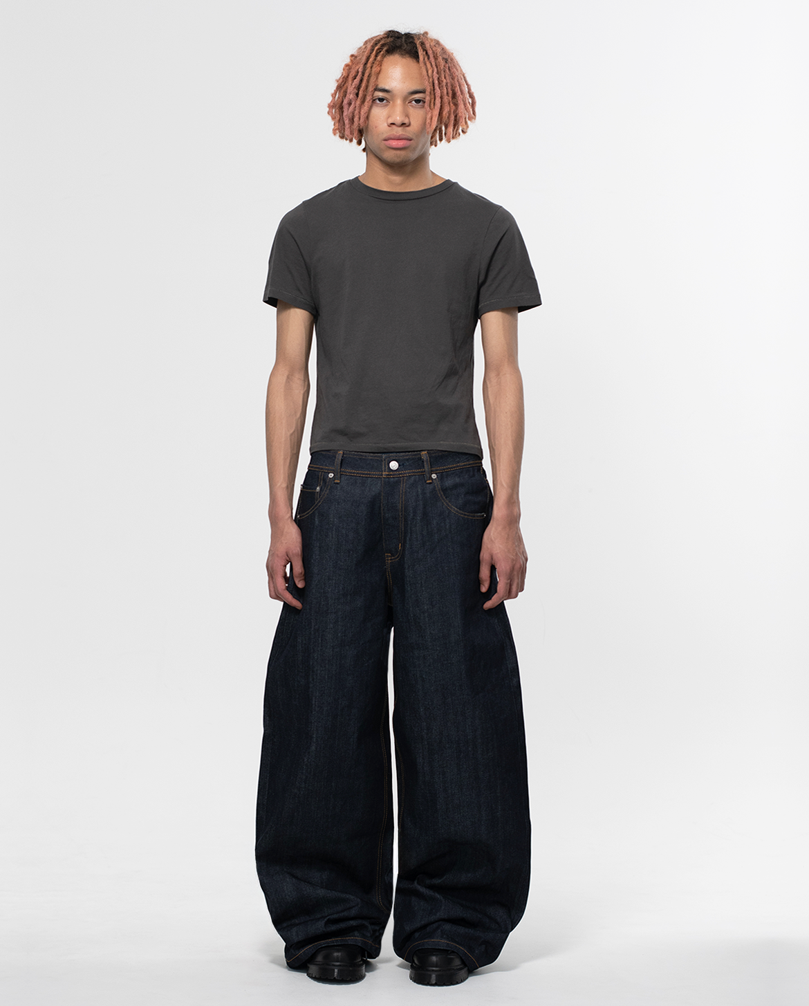 MENES Janome Raw Baggy Jeans Black Sサイズ MENES Okayama Raw Selvedge Baggy Jeans - Indigo