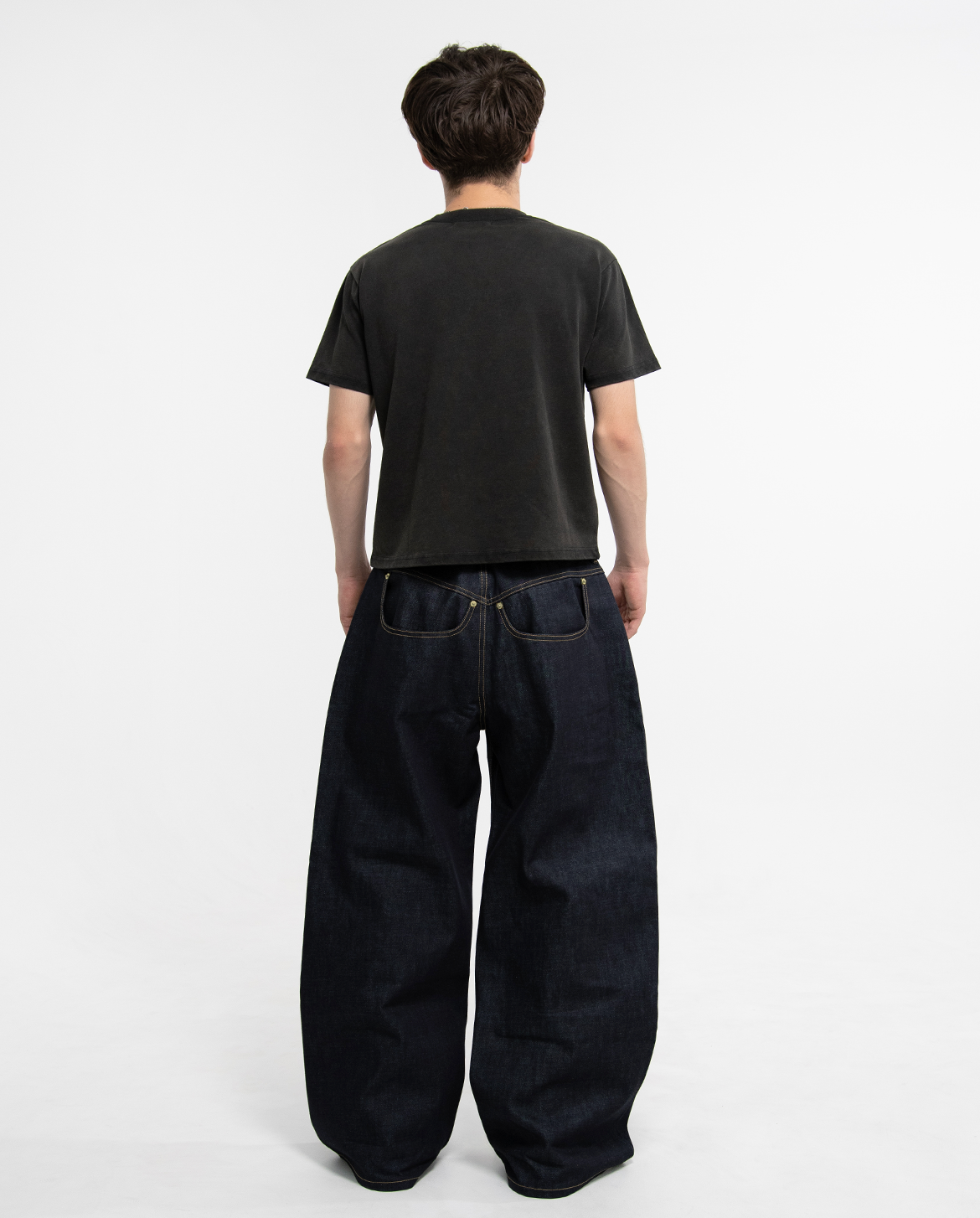 MENES Janome Raw Baggy Jeans - インディゴ Menes_EC_Okayama_7b989294-114f