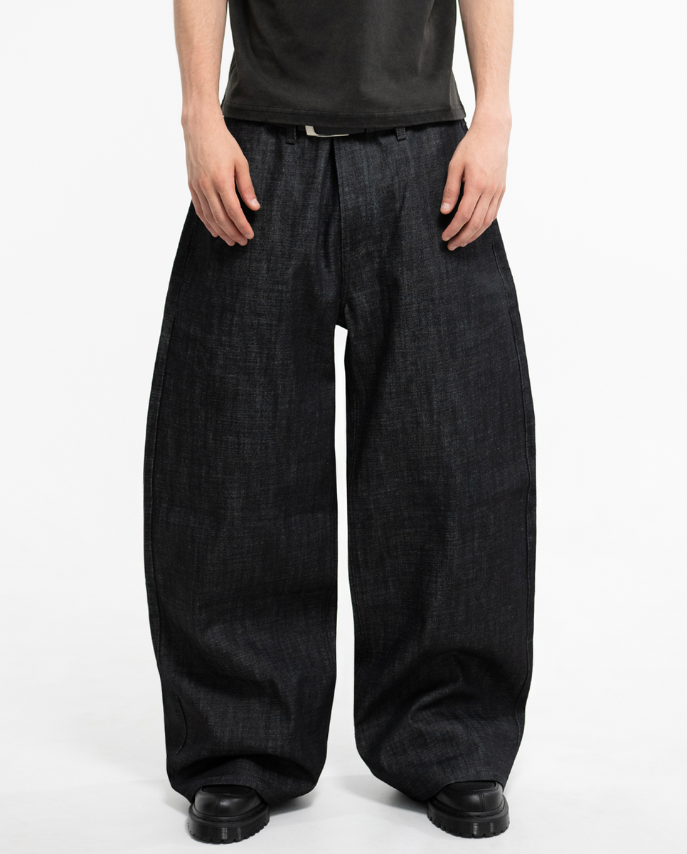 MENES Janome Raw Baggy Jeans Black Mサイズ MENES Janome Raw Baggy Jeans - Black | Restock: Jan 9, 8:00 PM (JST)