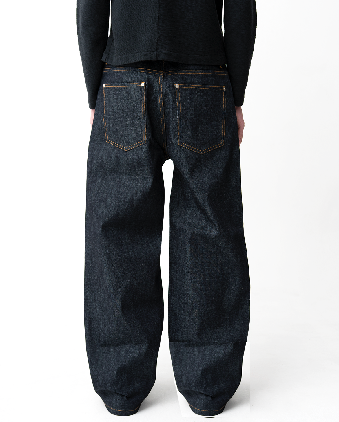 MENES Raw Selvedge Relaxed Fit Jeans - Indigo