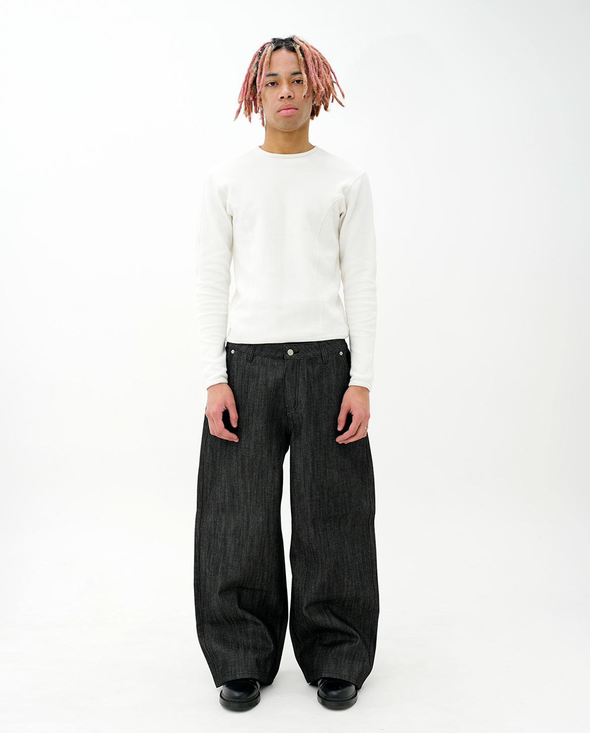 MENES ULTRA LOOSE FIT JEANS - BLACK