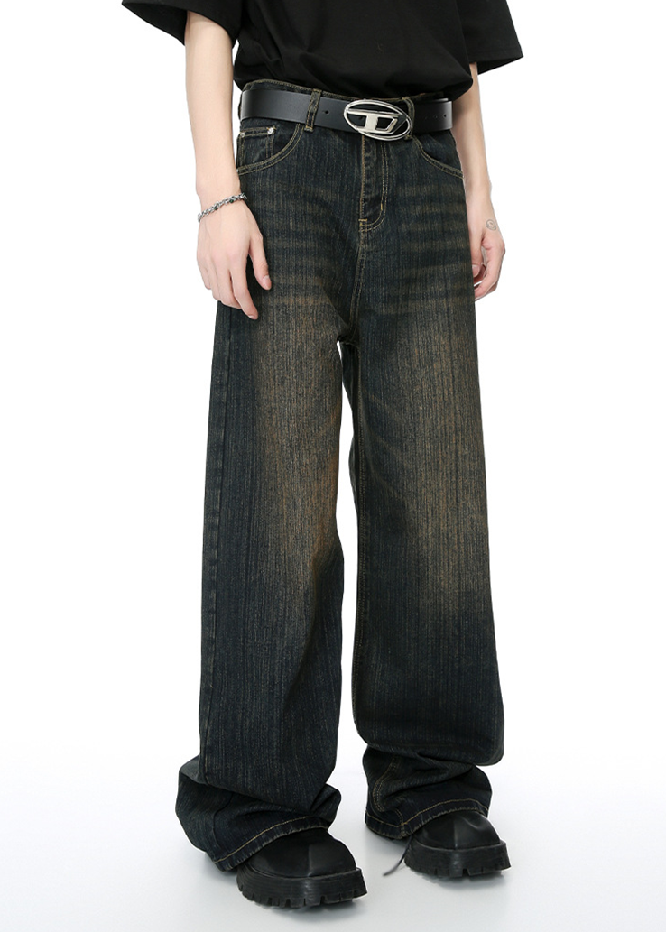 MENES Vintage Fiber Washed Jeans